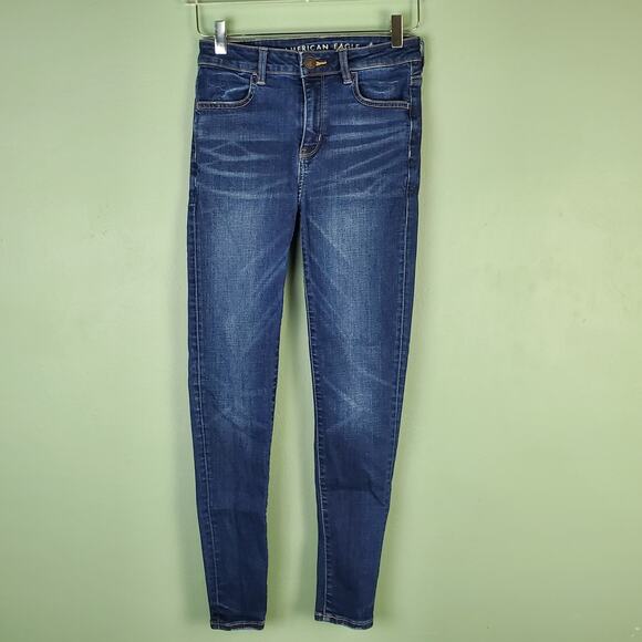 American Eagle Outfitters AEO Hi-Rise Jegging Size 4 - Picture 1 of 9